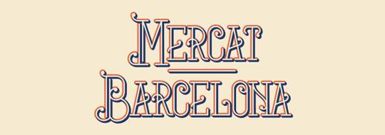 1.Free Font Of The Day  Mercat Barcelona