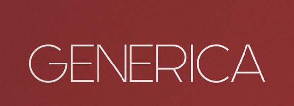 1.Fresh Free Font Of The Day  Generica