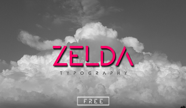 1.Fresh Free Font Of The Day  Zelda