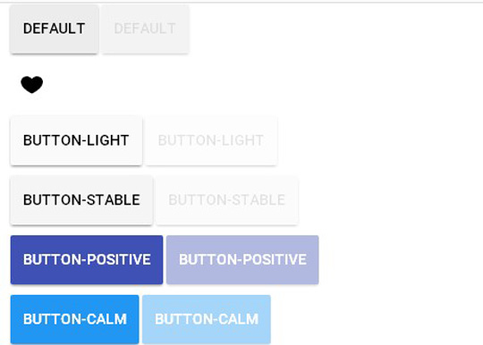 1.Material Design Lite for Ionic Framework