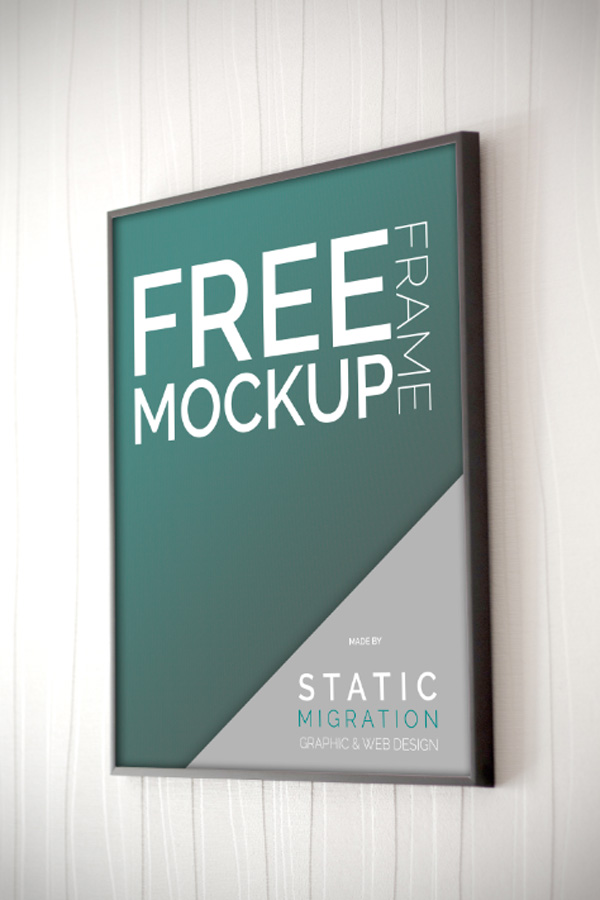 13.frame poster mockup