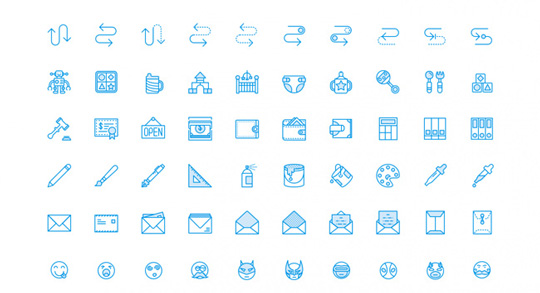 Free Download : 200 Webby Icons (AI, Sketch) - Designbeep