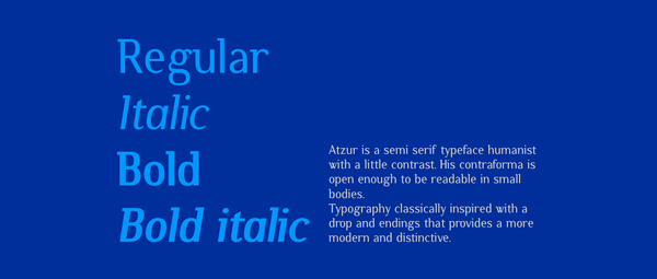 2.Fresh Free Font Of The Day  Atzur