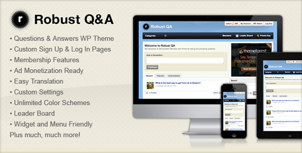 5.question answer wordpress theme