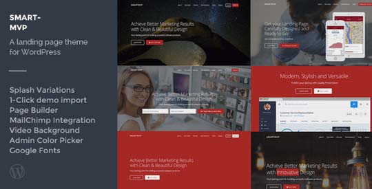 5.wordpress landing page theme