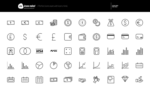 9.thin line icons