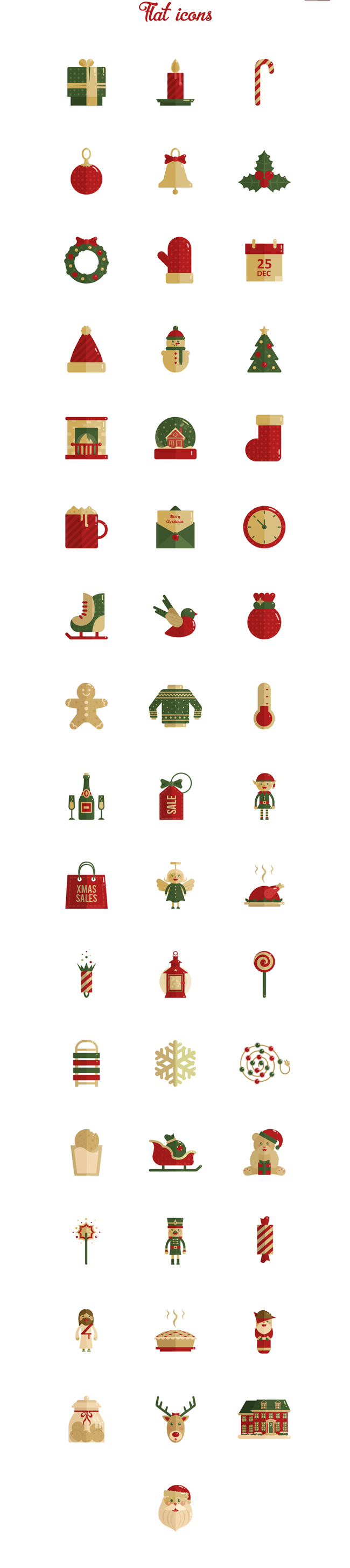 2.Free Christmas Icons