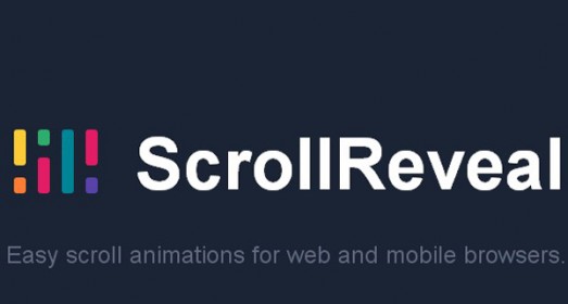 Scrollreveal Easy Scroll Animations For Web And Mobile Browsers