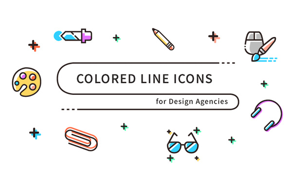 Free Download Colored Line Icons Svg Png Designbeep