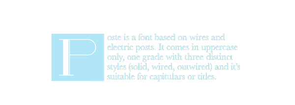 3.Free Font Of The Day  Poste