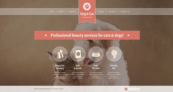 Cat-Website-Template