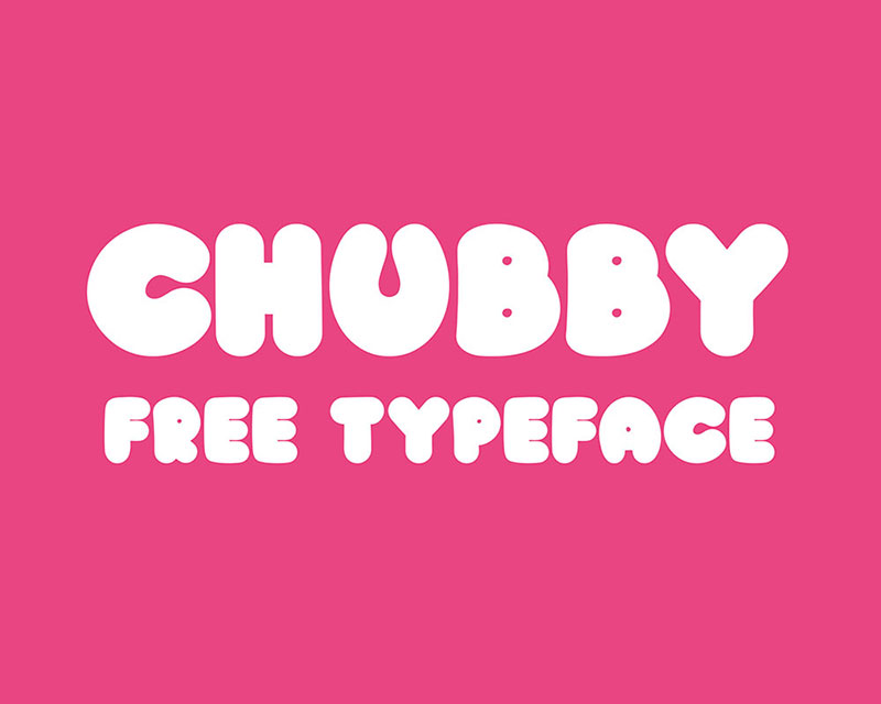 chubby-free-typeface