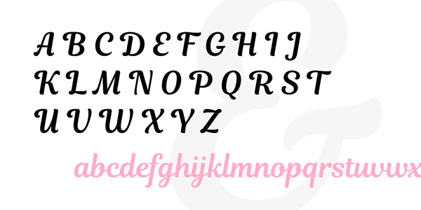 4.Fresh Free Font Of The Day  Magnolia