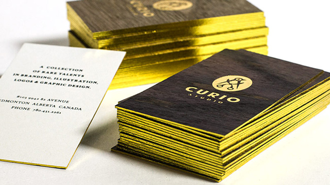 wooden-business-cards-with-gold-foiling