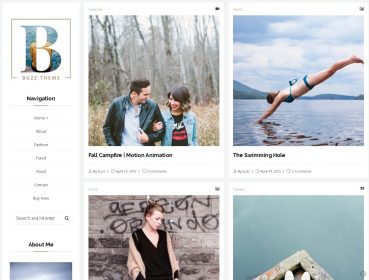 Buzz – Responsive WordPress Blog Theme With 4 Different Layouts ...