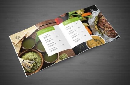 15 Free Adobe InDesign Menu Templates ( easy to edit ) - Designbeep