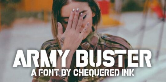 30 Best Free Army Fonts for Military-Themed Designs - Designbeep