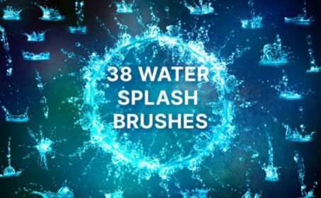 Collection Of Free Water Splash Brushes for Photoshop (200+Downloads ...