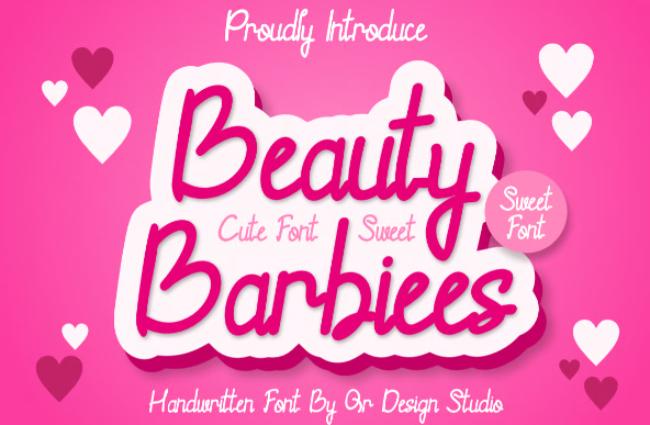 barbie font