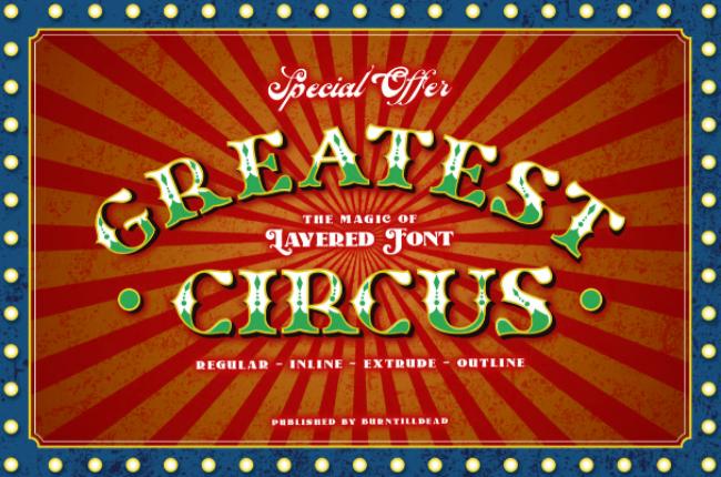 circus font