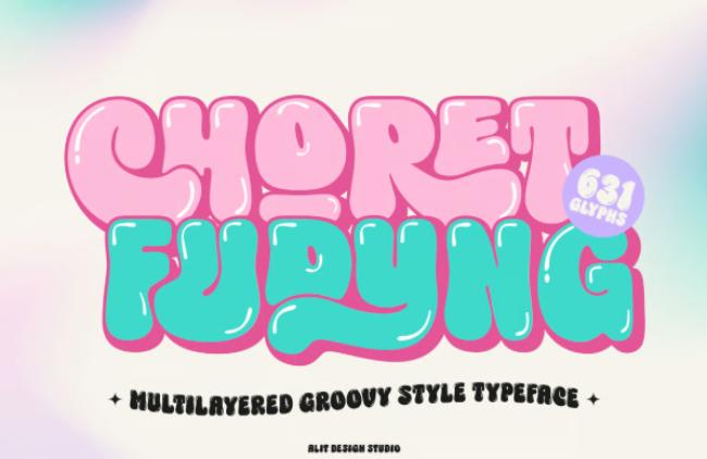 bubble font