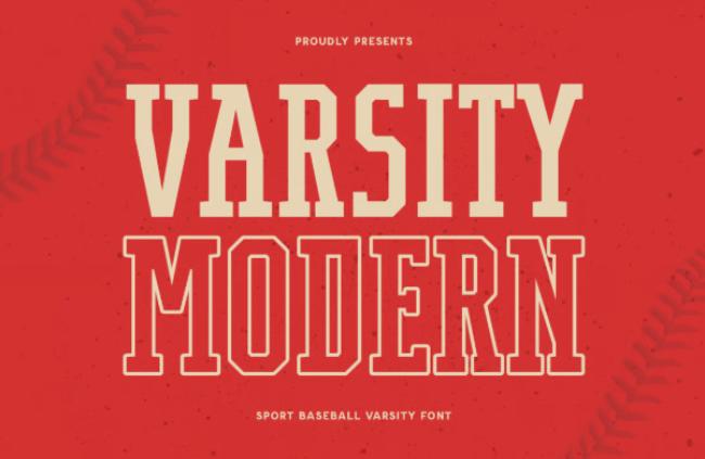 baseball font