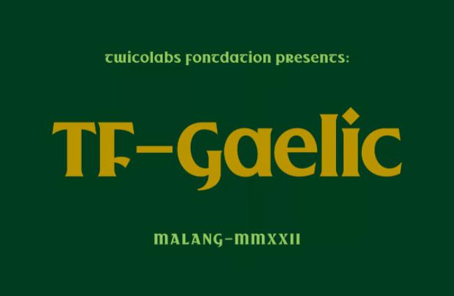 irish font