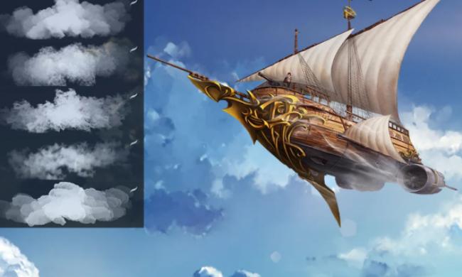 Dynamic Cloud Brush Set for Procreate by Yangway
