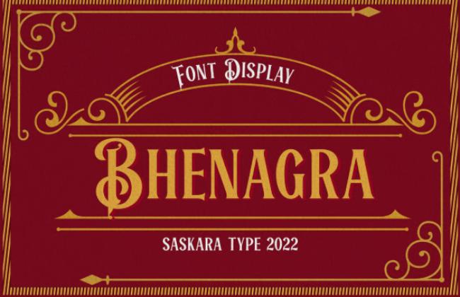 Bhenagra Bold Marathi Font