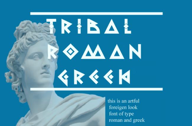 roman font