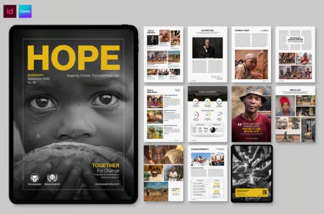 Digital Magazine Template