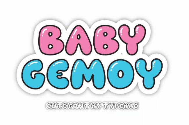 bubble font