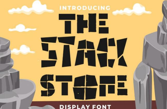 stone age font