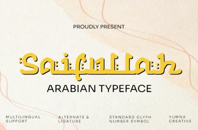 arabic font