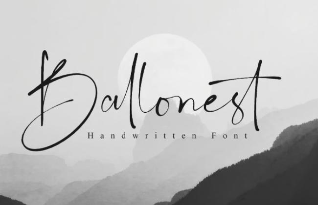 ballpoint font