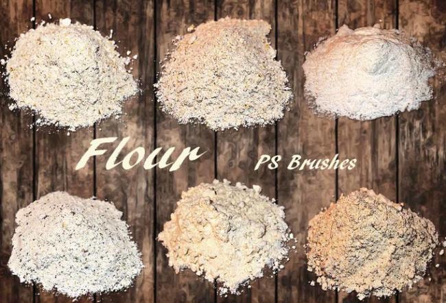 Flour Photoshop Brushes