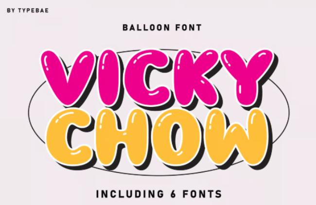 bubble font