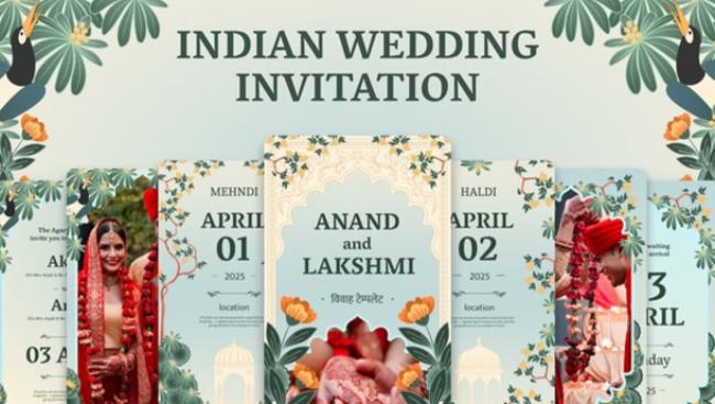 Hindu Wedding Invitation Video