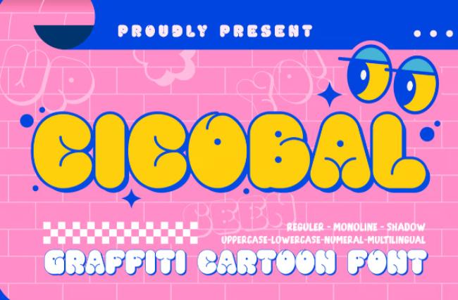 bubble font