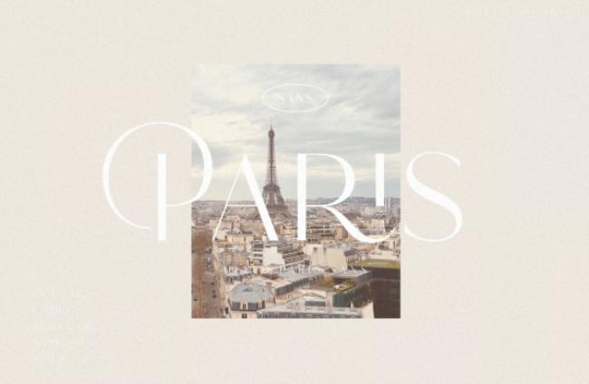 Hello Paris Sans Font - clean modern design