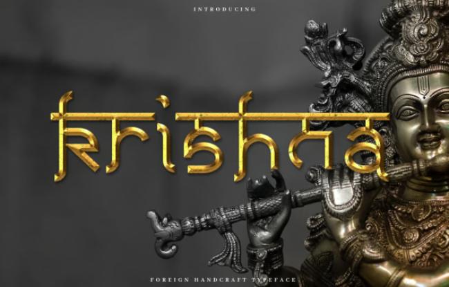 Krishna Indian Marathi Typeface