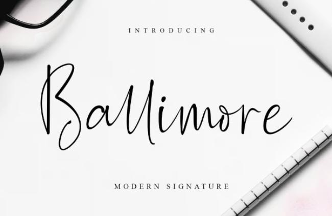 ballpoint font