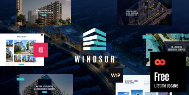 Windsor Apartment Complex WordPress Theme