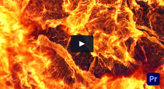 Fire Explosion Logo Reveal Template