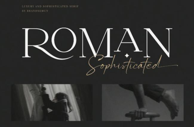 roman font