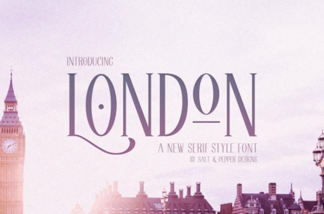 London Serif Font classic British typeface