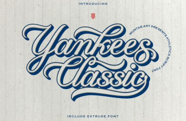 baseball font