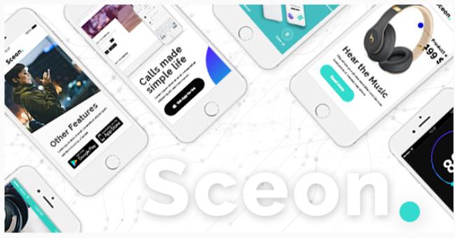 Sceon - App Landing Page & Startup WordPress Theme