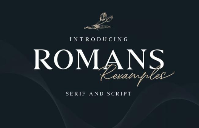 roman font