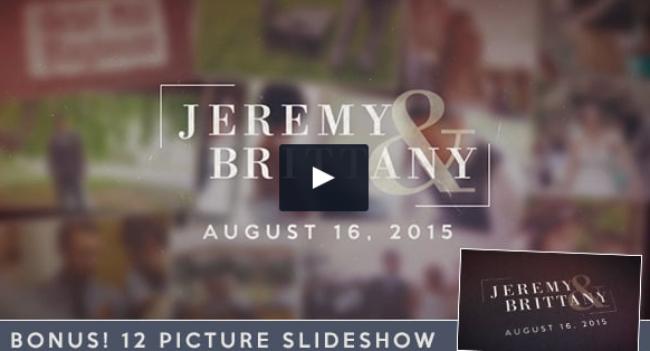 Heartfelt Wedding Moments Slideshow After Effects Wedding Template